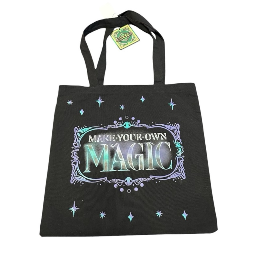 NWT Black Wicked Make Your Own Magic Tote Bag